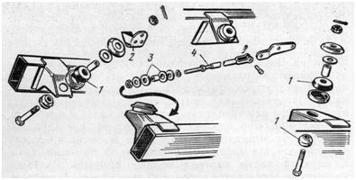 Крепление двигателя автомобиля УАЗ-469