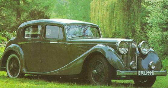 SS Jaguar 3,5 litre saloon