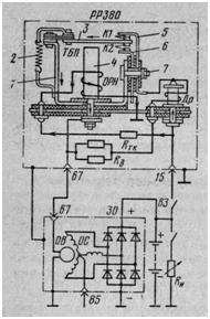 Регулятор напряжения РР380 (Первый режим)