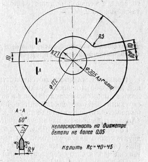 Дисковый золотник двигателя С2-125