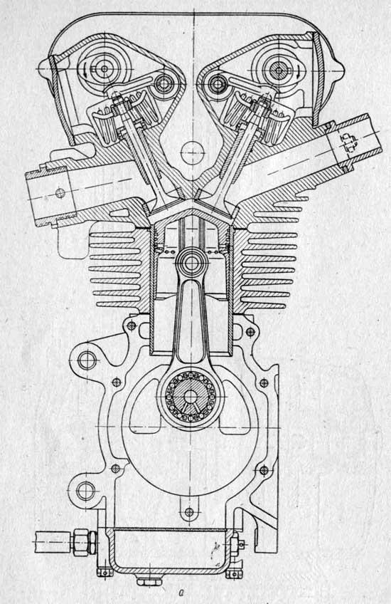 Схема гоночного двигателя С157А