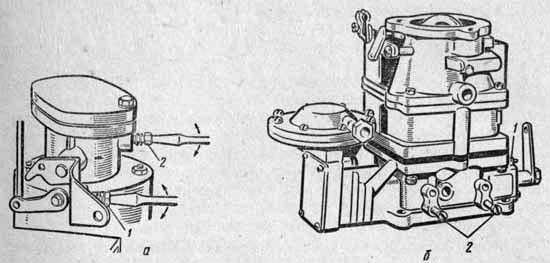 Регулировка карбюраторов на малые обороты холостого хода