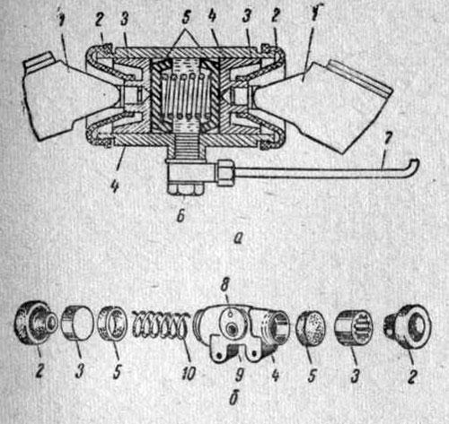Тормозной цилиндр колеса автомобиля ГАЗ-53А