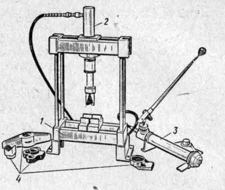 ручной гидравлический пресс схема