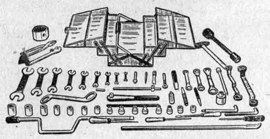 Комплект инструмента автослесаря