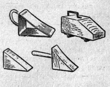 Башмаки, подкладываемые под колеса