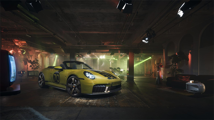 Porsche представляет свой необычный интерьер «Pasha» для 911 2026 года